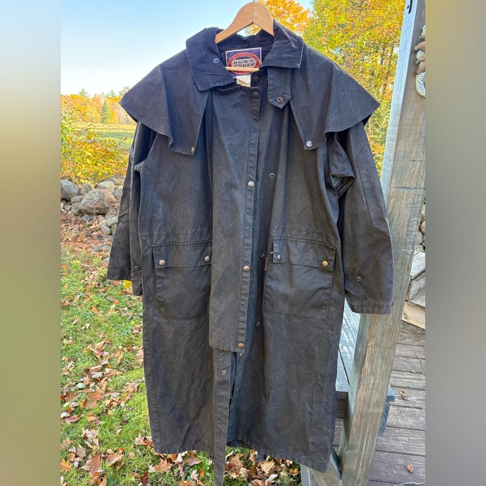 OILSKIN DUSTER COAT LONG made in Australia